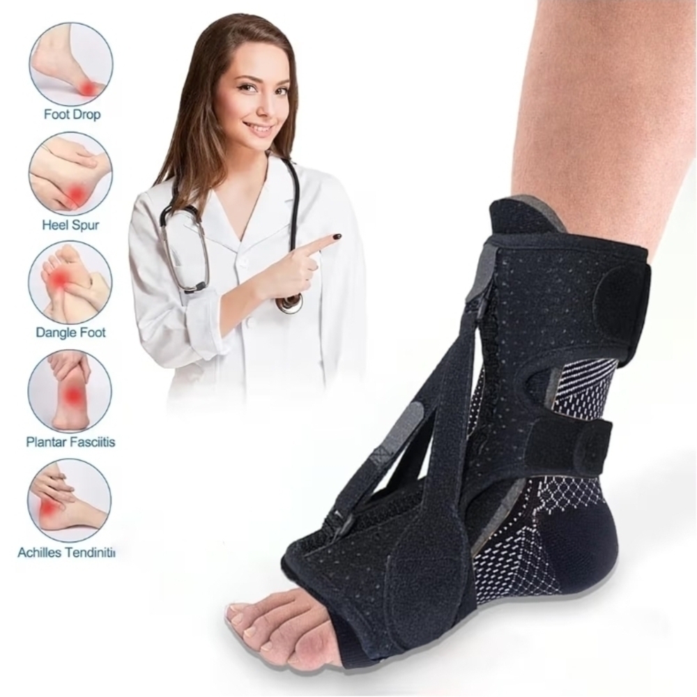 Plantar Fasciitis Night Splint,Upgrade Adjustable Plantar Ankle Support Brace - Picture 2 of 8
